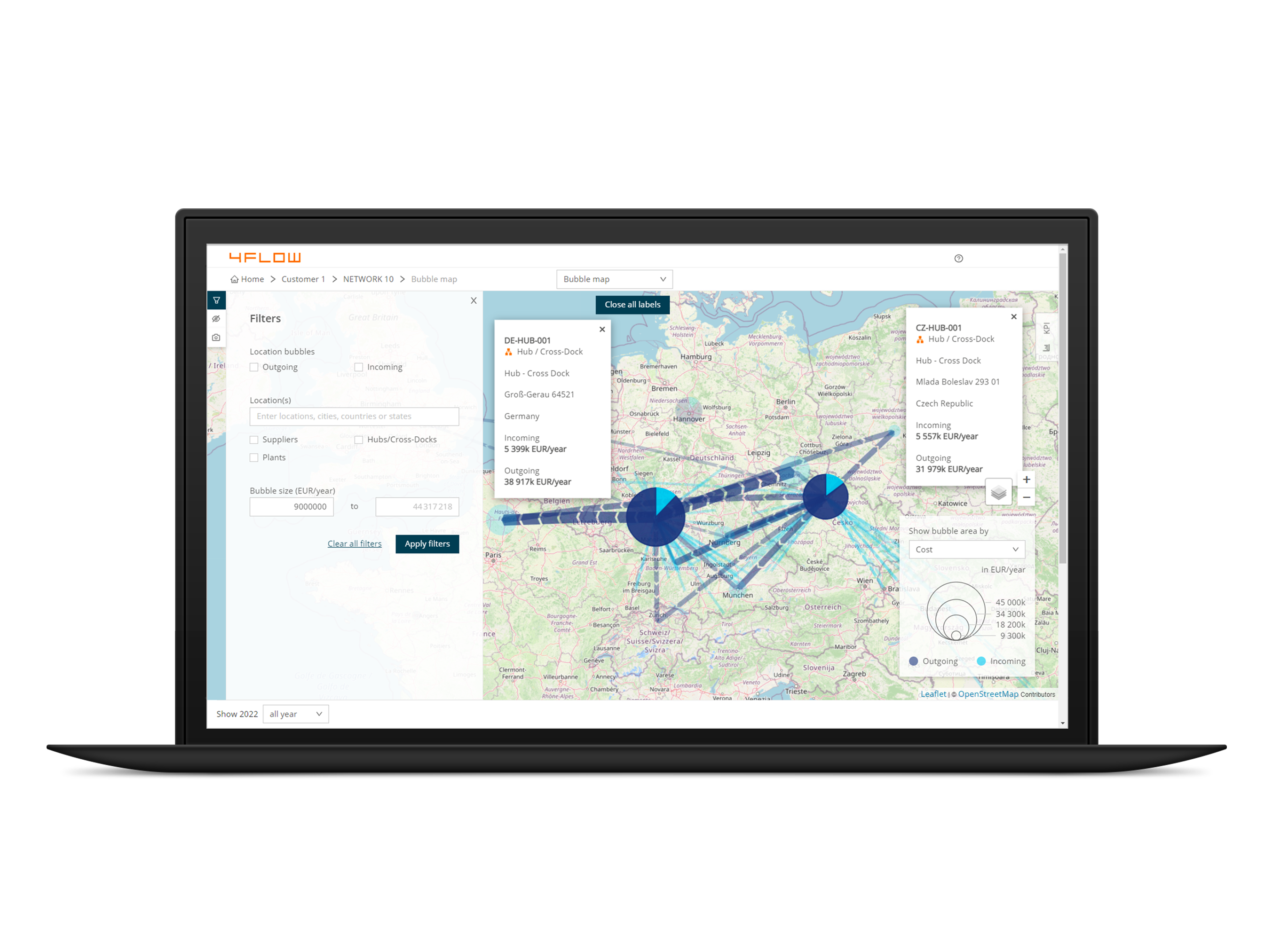 4flow introduces new software for rapid modeling and analysis of supply chain networks