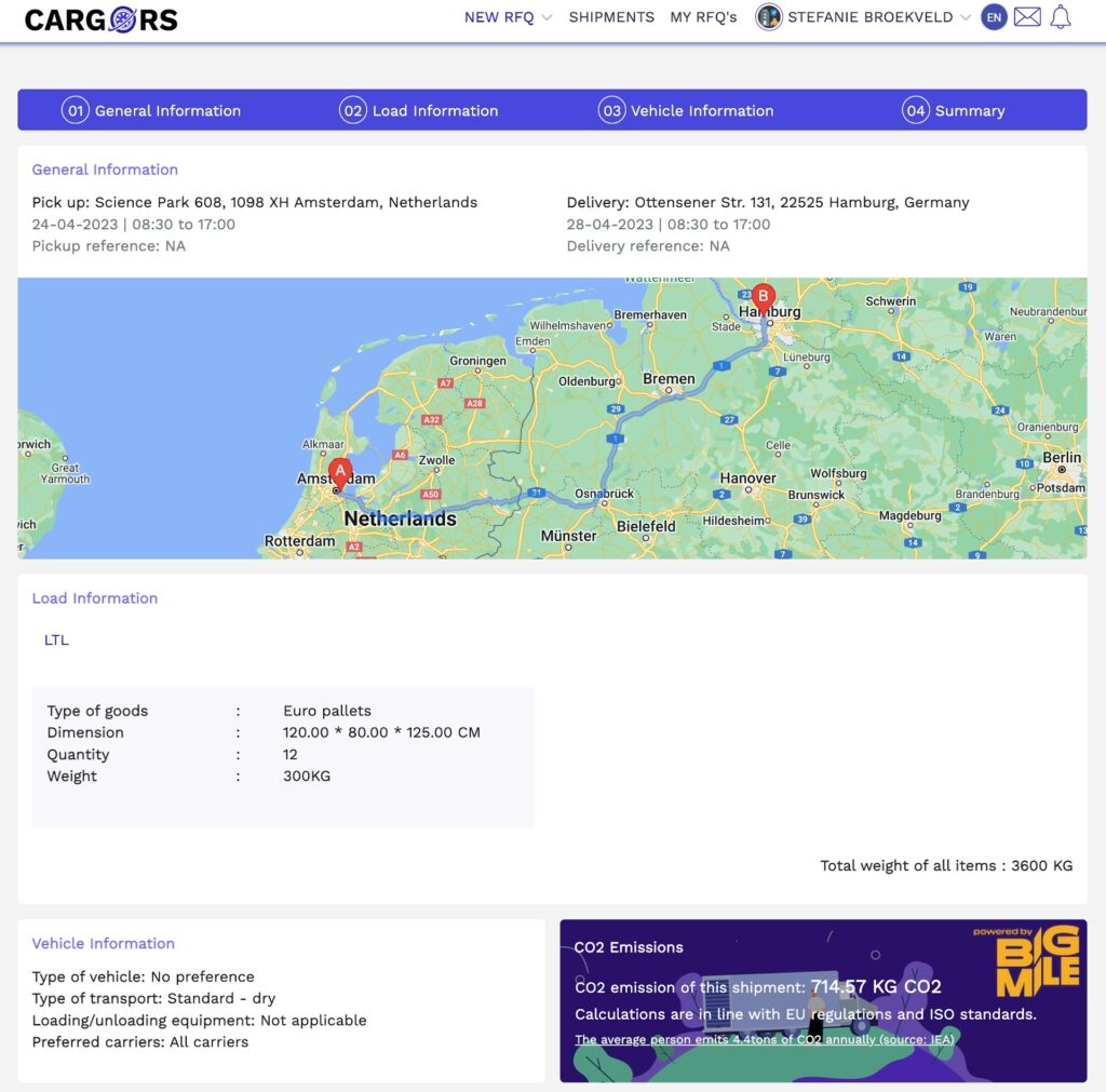 Cargors works with BigMile to give - Cargors Works With BigMile To Give SMEs Visibility Into Carbon Emissions 1024x1011