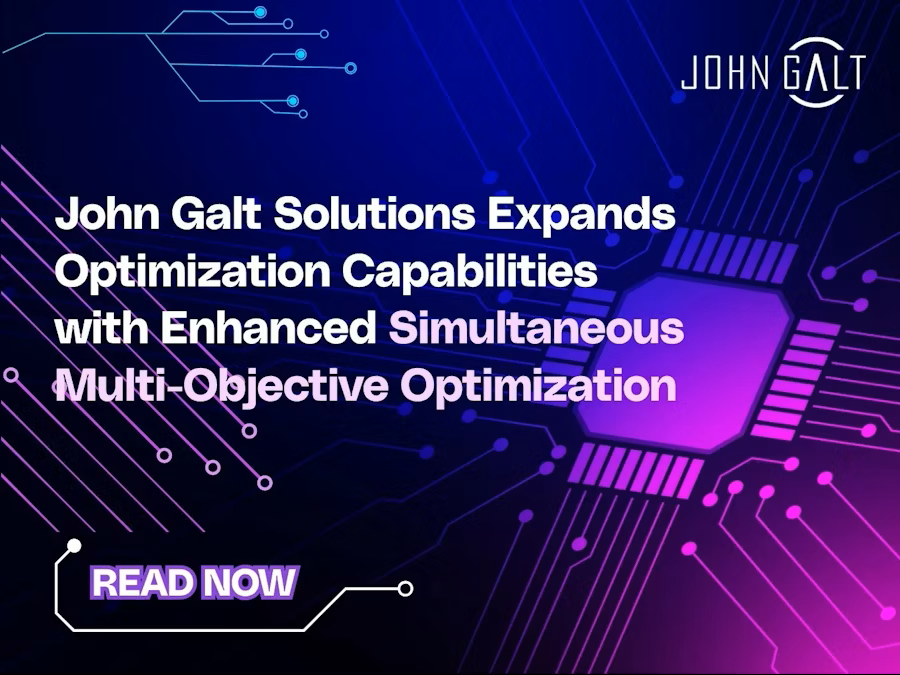 John Galt Solutions Expands Optimization Capabilities with Enhanced Simultaneous Multi-Objective Optimization