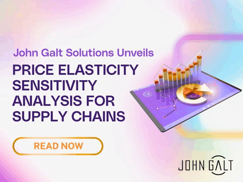 John Galt Solutions Unveils Price Elasticity Sensitivity Analysis for Supply Chains